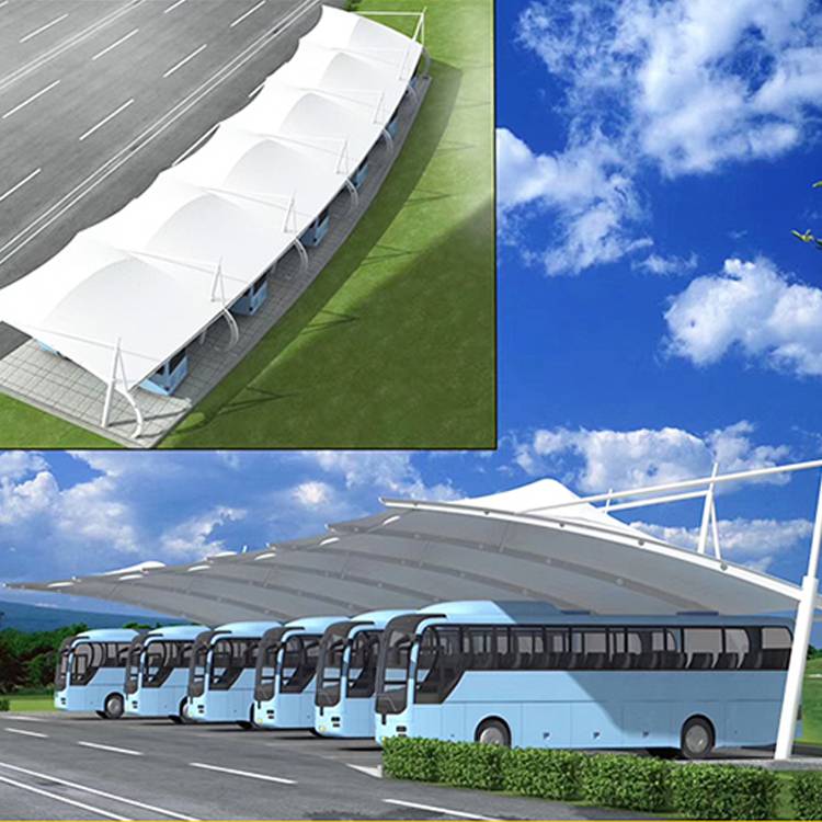 广州pvdf广场张拉膜结构荔湾景观膜结构安装