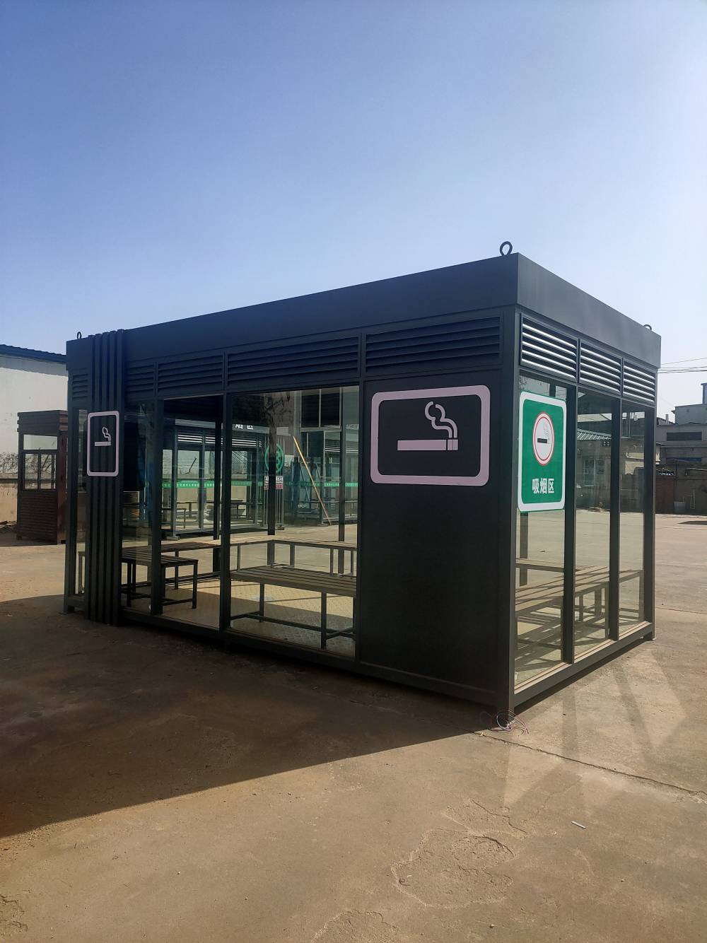 洮南幼儿园保安岗亭 吉林省停车场门卫房 生产定制