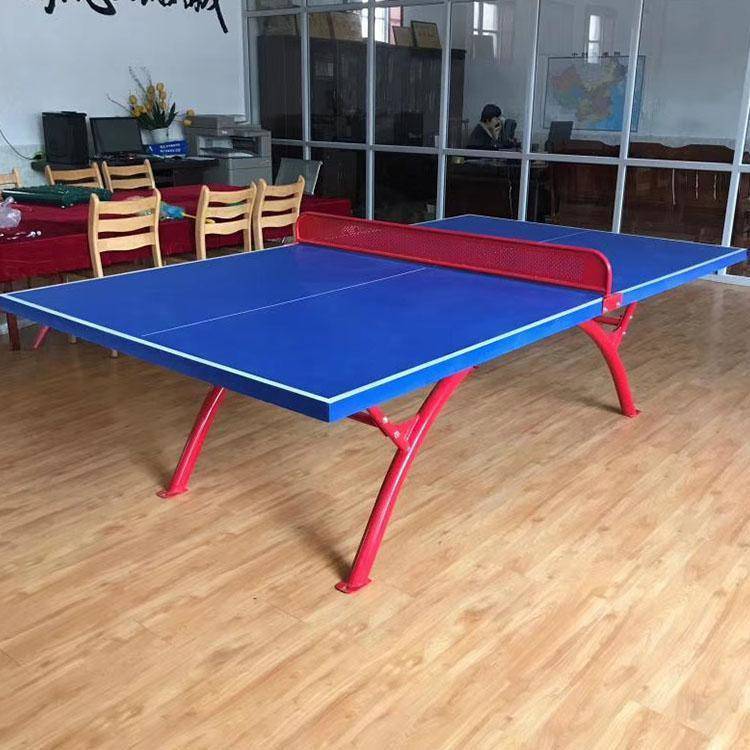 滨州 室内乒乓球台 单折移动乒乓球桌 可折叠式