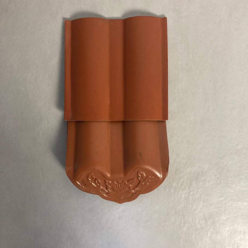 全瓷双筒瓦波纹瓦老式洋房别墅屋面屋顶琉璃瓦防水隔热双拱曲瓦