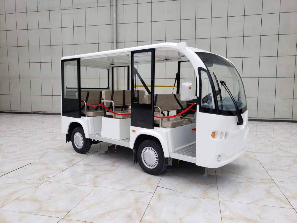 燃油14座电动观光车海南景区敞开式电瓶观光车