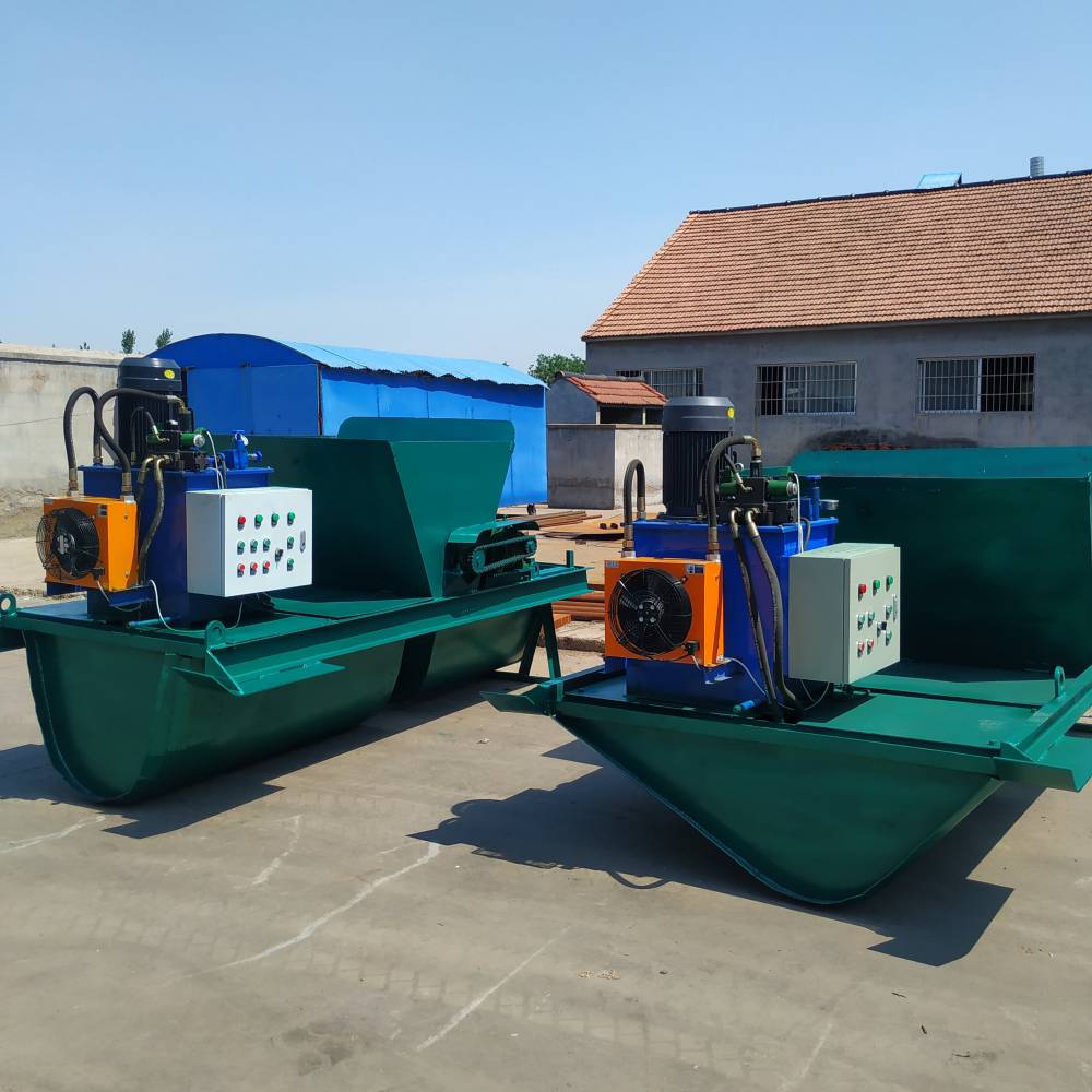 混凝土水沟一次成型机现浇自走式机械修水渠机器