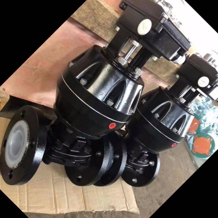 气动衬胶隔膜阀eg6b41j隔膜阀气动隔膜阀铸铁气动衬胶隔膜阀