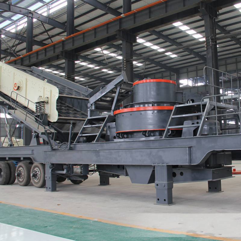 山石冲击破碎机大型石粉制砂生产线石英石碎沙机