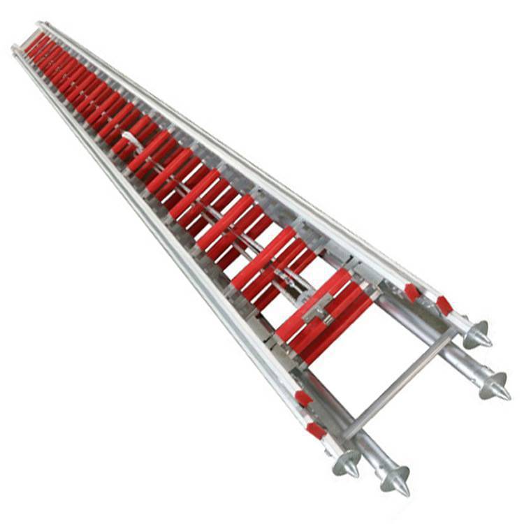 高层救援轻型铝合金拉梯高空逃生二节拉梯消防救援伸缩竹梯