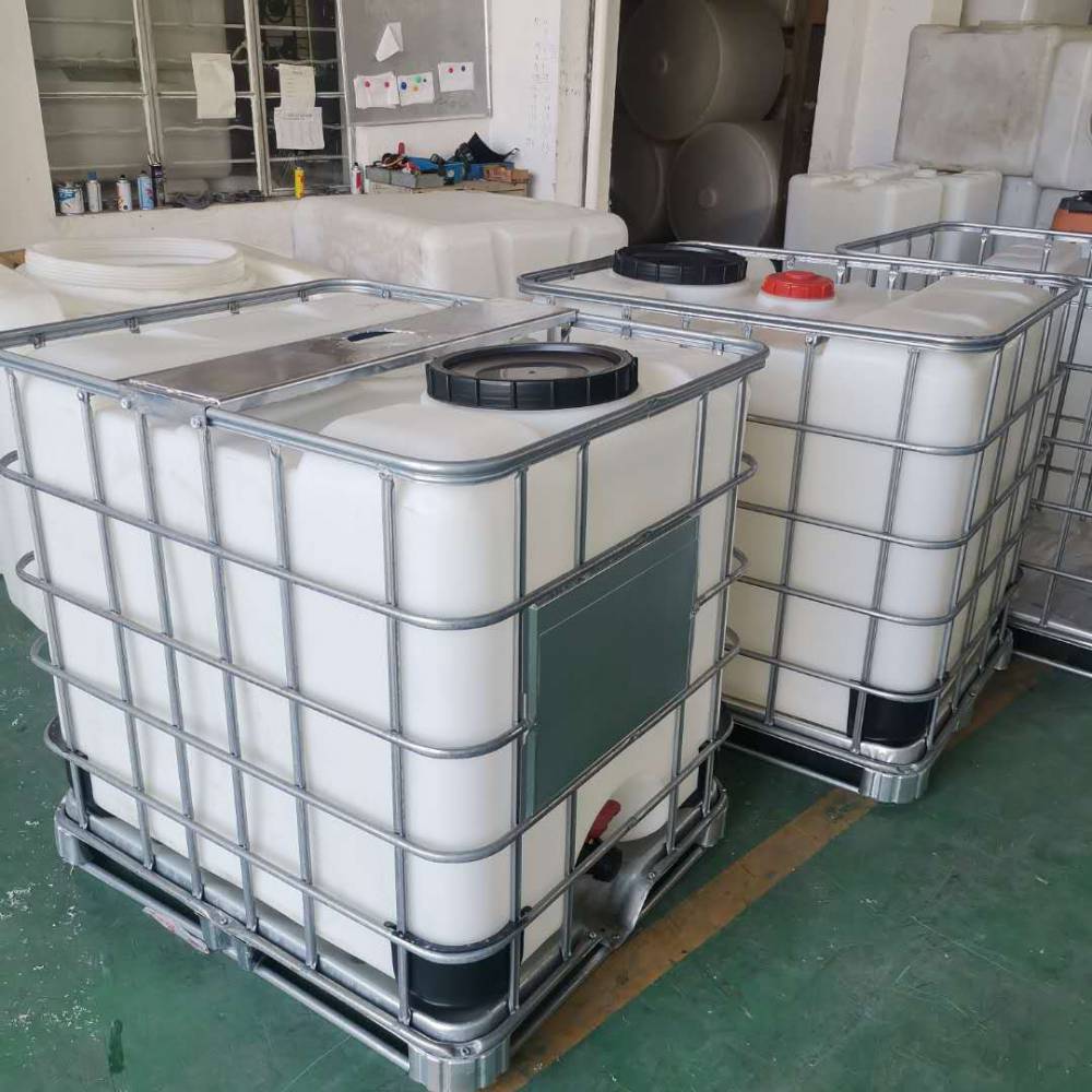 1立方化工桶1000l塑胶内胆储水溶液方桶全钢框架ibc集装吨桶