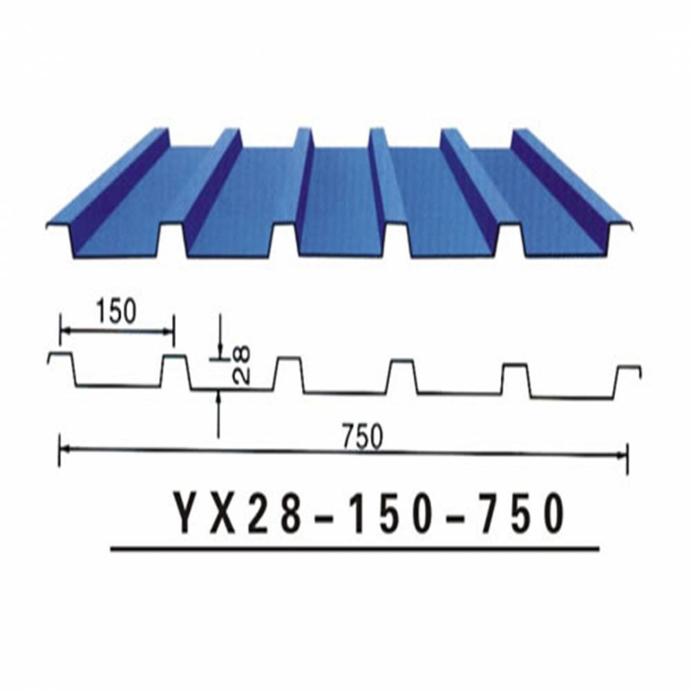 750型彩钢瓦板型图图片