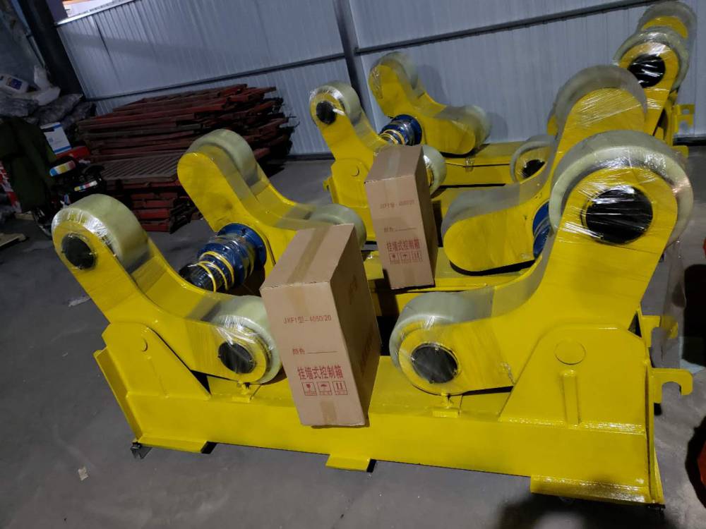 大吨位焊接滚轮架圆管自动焊接滚轮架40吨自调式焊接支架图片