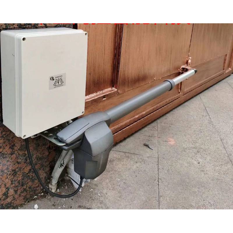 进口别墅门遥控自动门法国ea保修两个双开直臂电动闭门器电动平开门