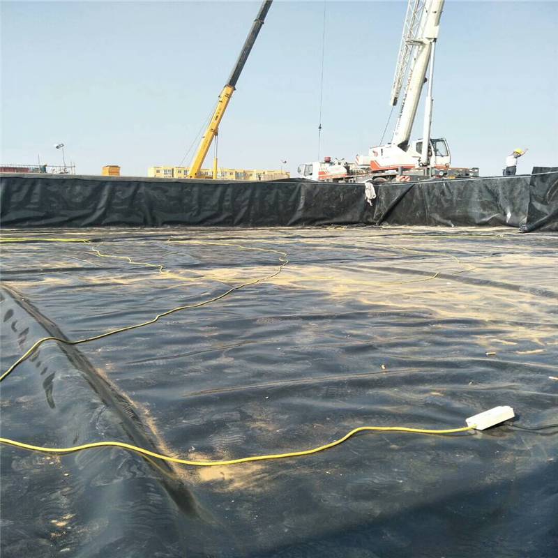 6米宽防渗膜在湖北水渠防漏的铺设技巧