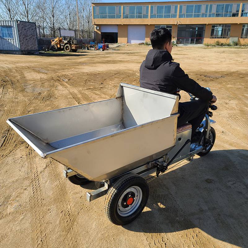 益欣电动三轮翻斗车拉沙自卸运输车后翻式三轮车yx8