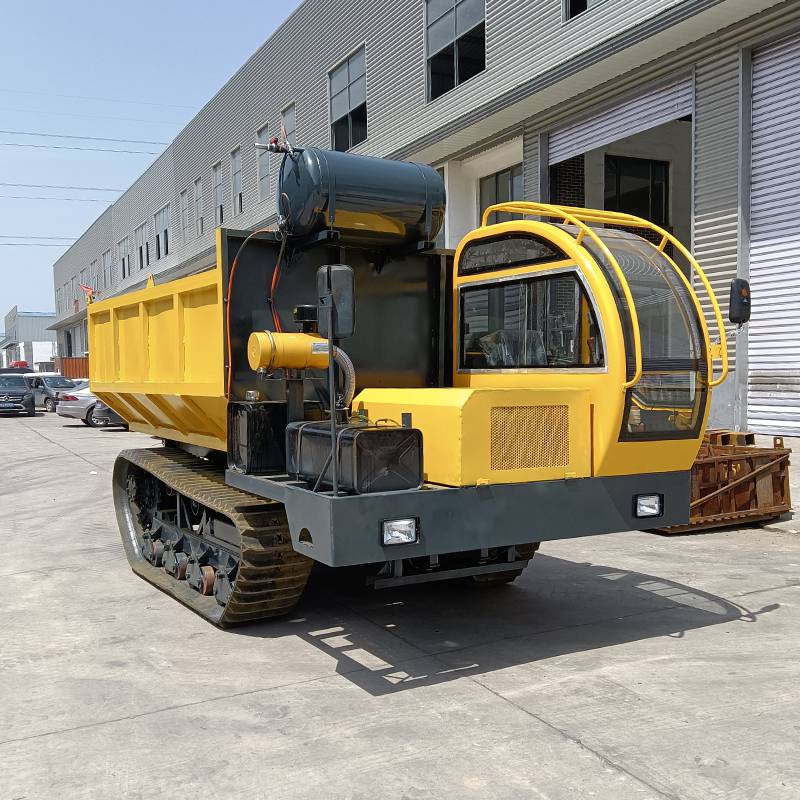 山林复杂地形爬山王履带运输车工程履带行走自卸车