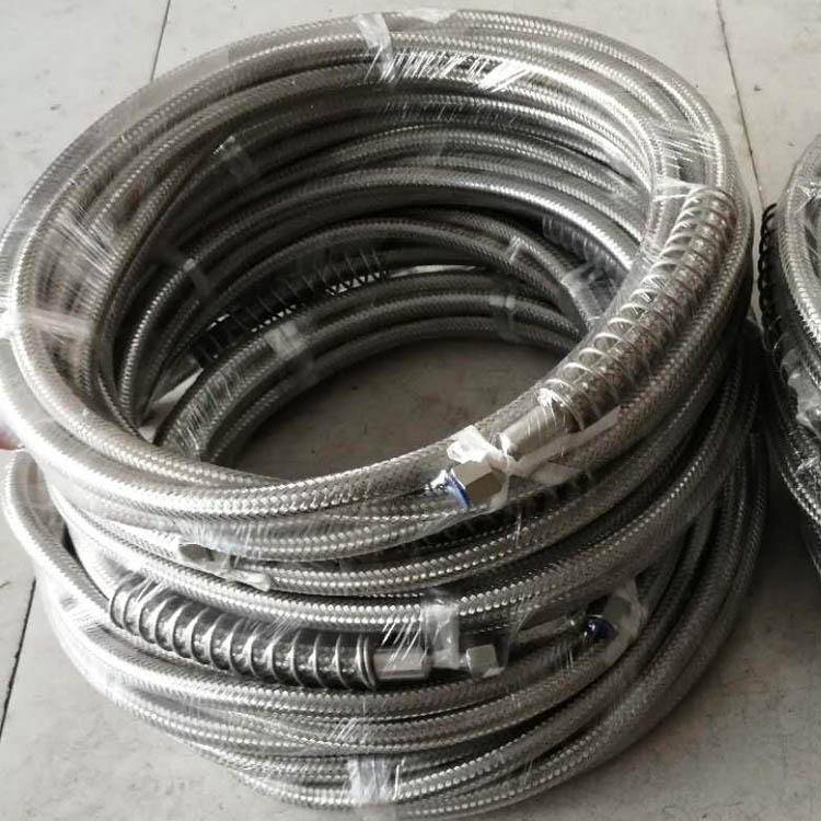 益茂生产厂家 包塑金属软管 201不锈钢 法兰不锈钢软管