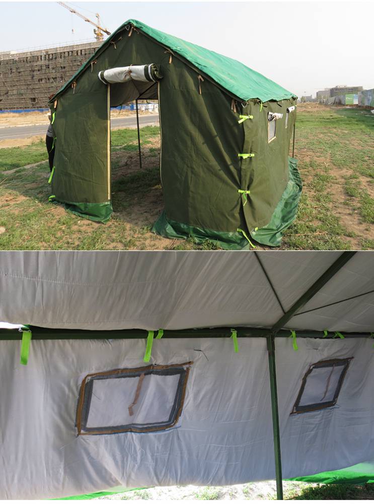 12平米帐篷安装图片