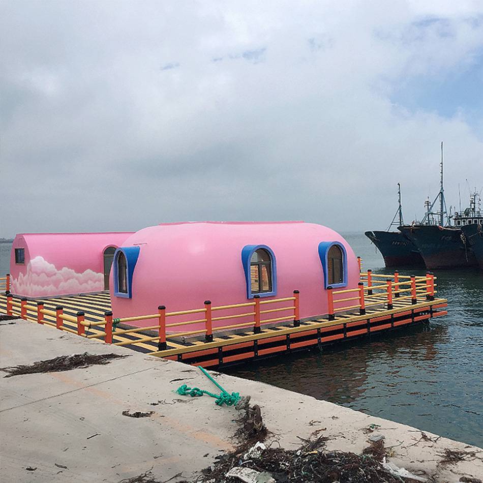 海洋观景房生态民宿eps多咪屋民宿露营简易拼装房穹顶屋模块式房图片