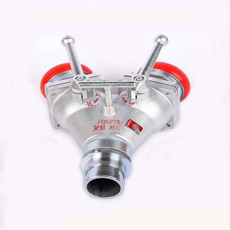 消防水带分水阀内扣式分流器快插式二分集水器灭火分水器集水阀