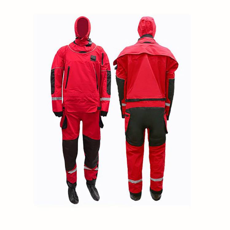 干式水域救援服连体式防寒保暖潜水服消防救援搜救干式服