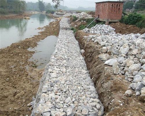 河道护坡格宾石笼生态绿滨垫厂家格宾网箱河道镇脚