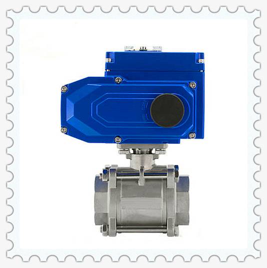 埃美柯阀门埃美柯电动球阀q911f16p电动丝扣球阀电动球阀电动三片式