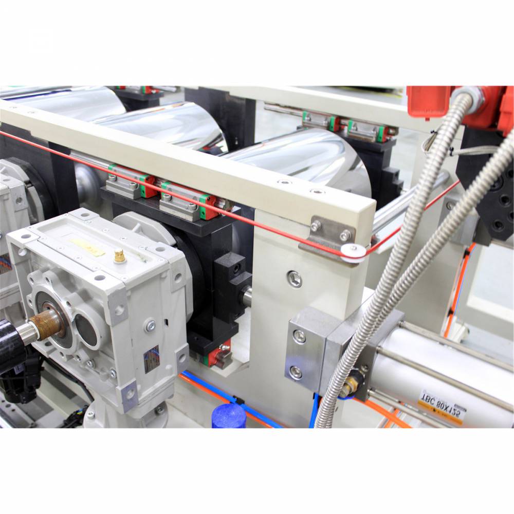 pp膜片挤出机报价聚丙烯锥形双螺杆片材挤出实验线广州普同