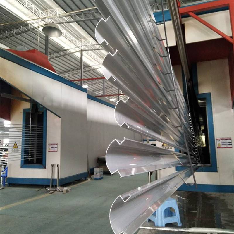 加油站立柱铝合金高光转角铝材 6米圆角铝护角 弧形转角收边条