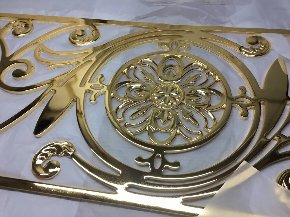 滨州定制屏风隔断图片别墅铜楼梯雕花护栏楼梯铜板精雕扶手铜栏杆来图设计