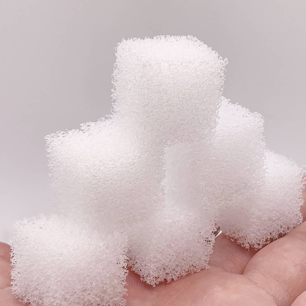 上海西洋pu聚氨酯海绵生物填料污水处理耐负荷网状海绵报价