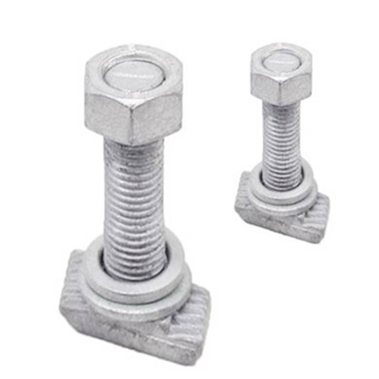 t型螺栓哈芬槽高强度88级热镀锌达克罗预埋槽道螺栓纳锦紧固件