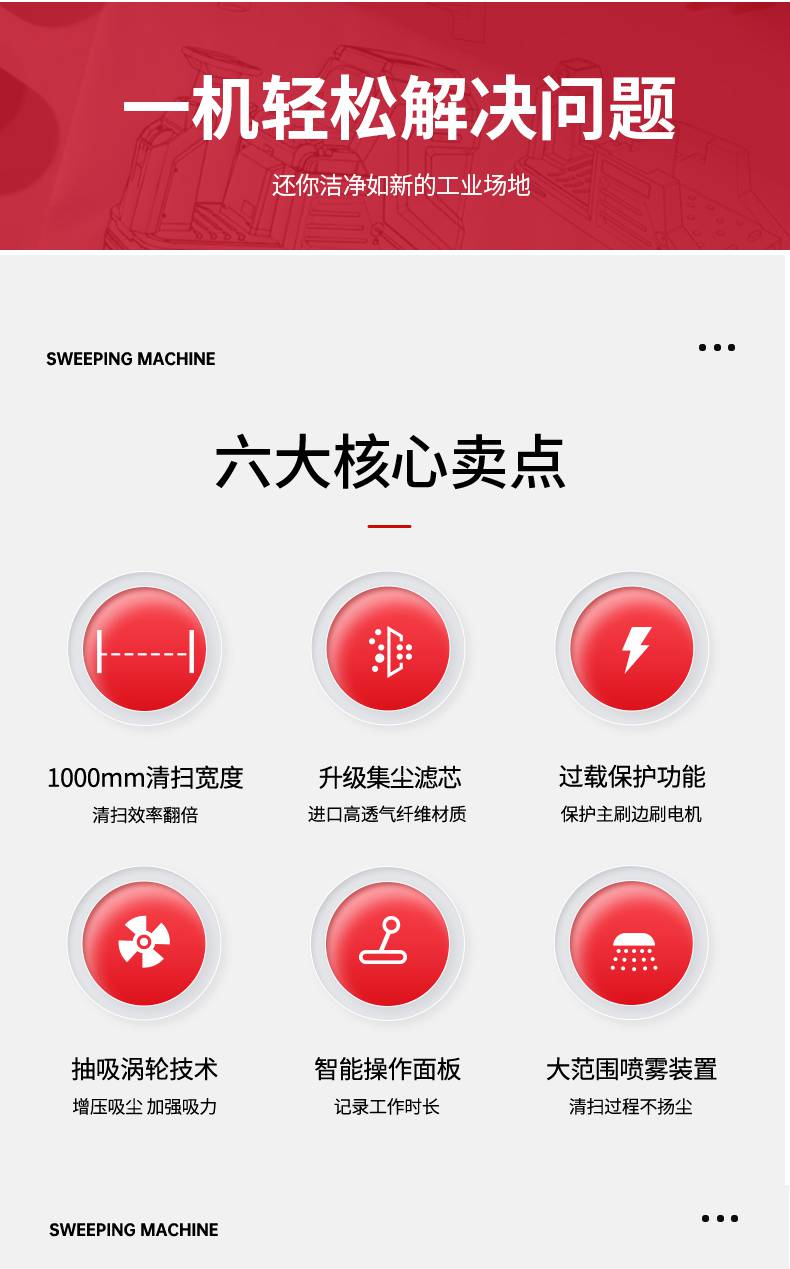 小型自动扫地机价格 工厂清扫环卫用扫地车