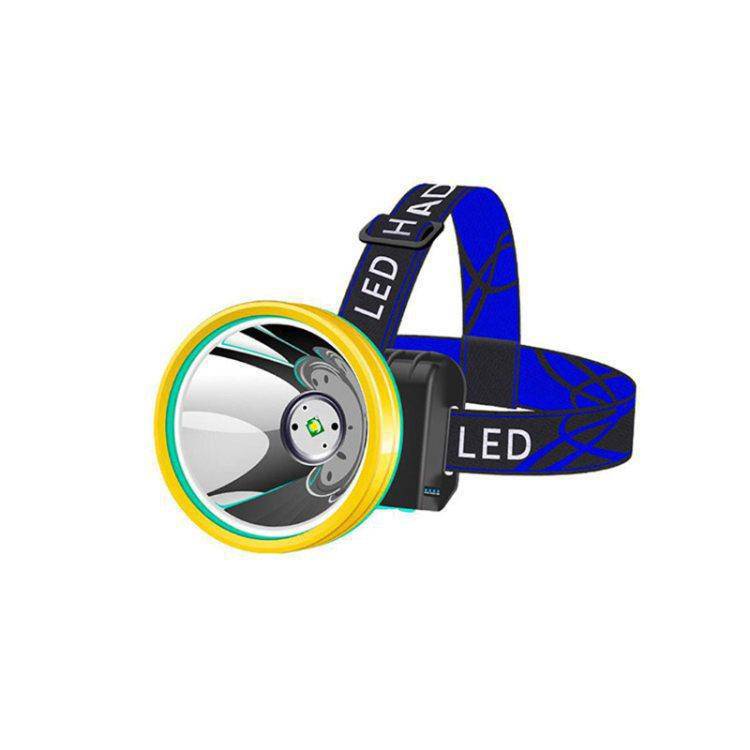 锂电池大功率充电式强光头灯消防应急物资防水头灯远射防水矿灯