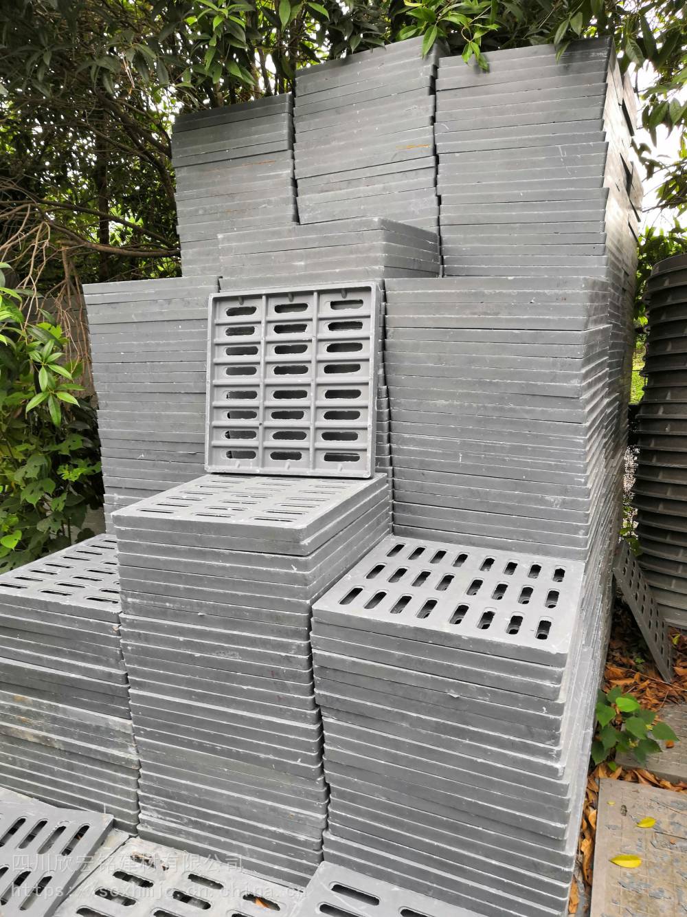 庭院下水道地漏地沟雨水篦子尺寸可定制树脂排水沟盖板