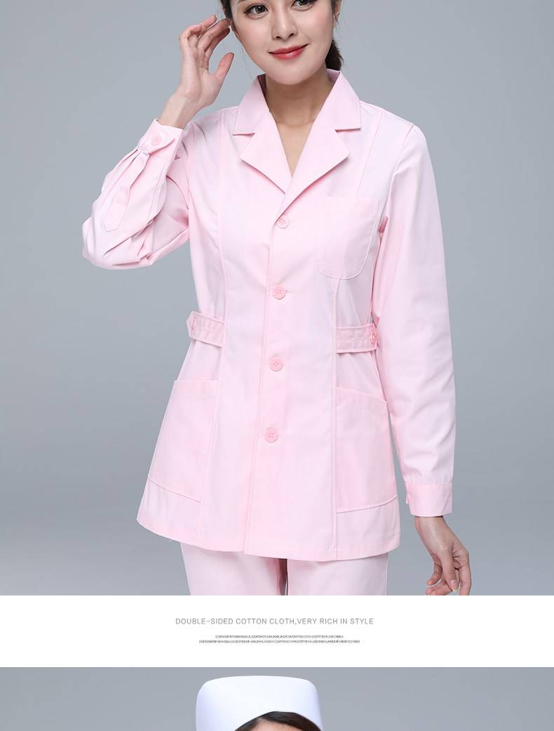 批发护士服长袖女夏季两件套短袖分体套装短款全套劳保工作服