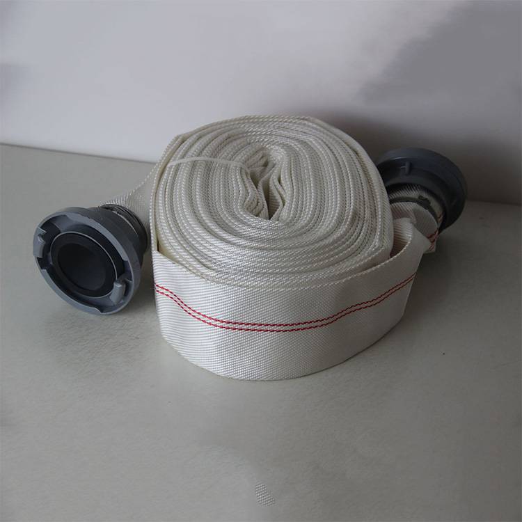高压帆布消防水带聚氨酯双层加厚灭火消防水带86520水龙带设备