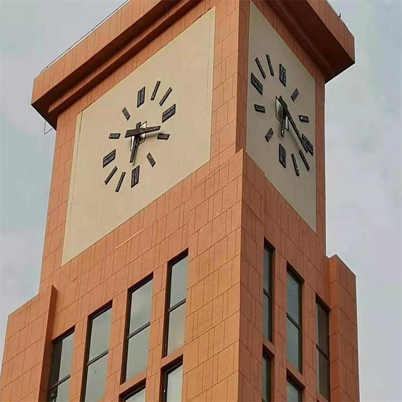 户外墙体建筑塔钟外墙钟表楼顶大钟维修优选烟台启明时钟