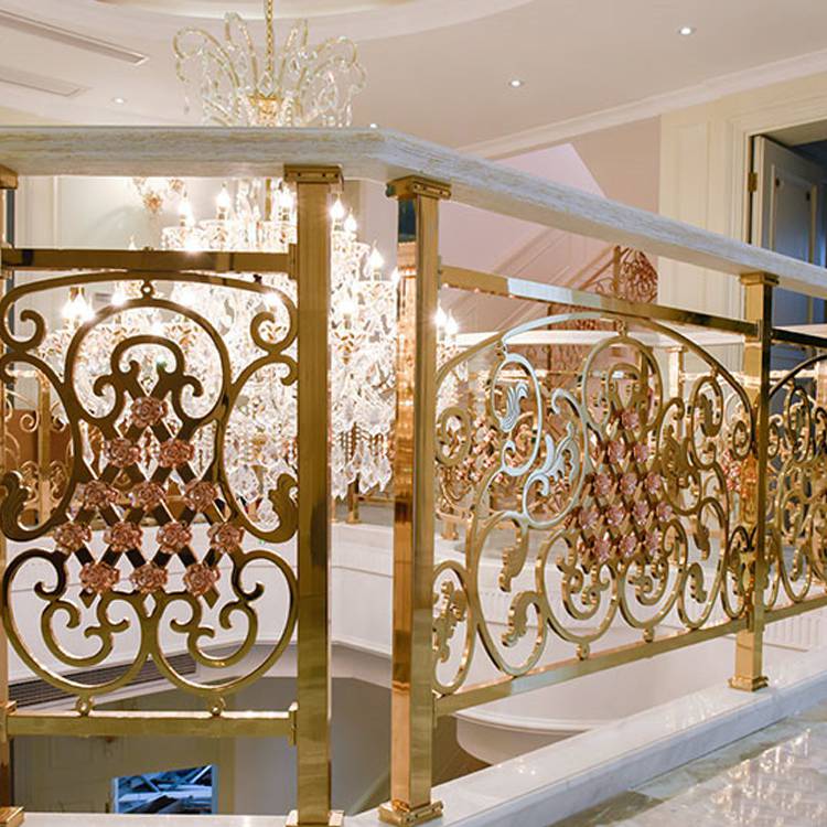 汕尾楼梯护栏尺寸ktv复式别墅铜楼梯扶手