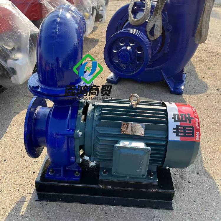 【防汛排涝柴油离心泵 电机驱动8寸抽水泵 四轮推车式排水泵】价格