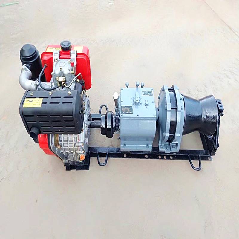 5吨手扶拖拉机绞磨机动绞磨机5吨卖绞磨机洪涛电力