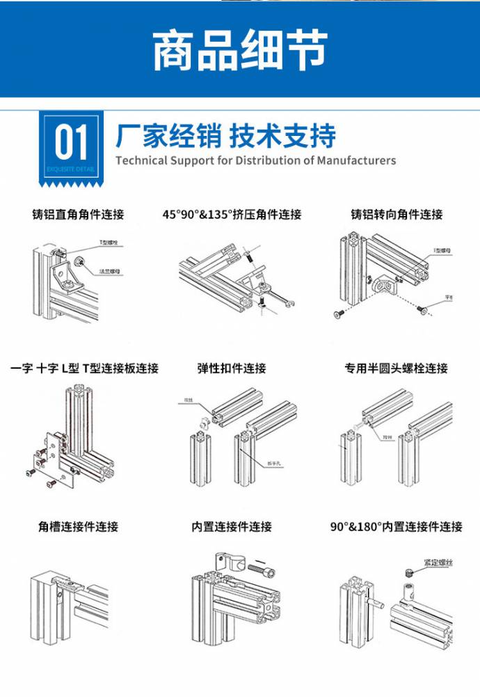 歐標加厚80160工業鋁型材機架鋁型材大型加厚粗鋁合金型材80160