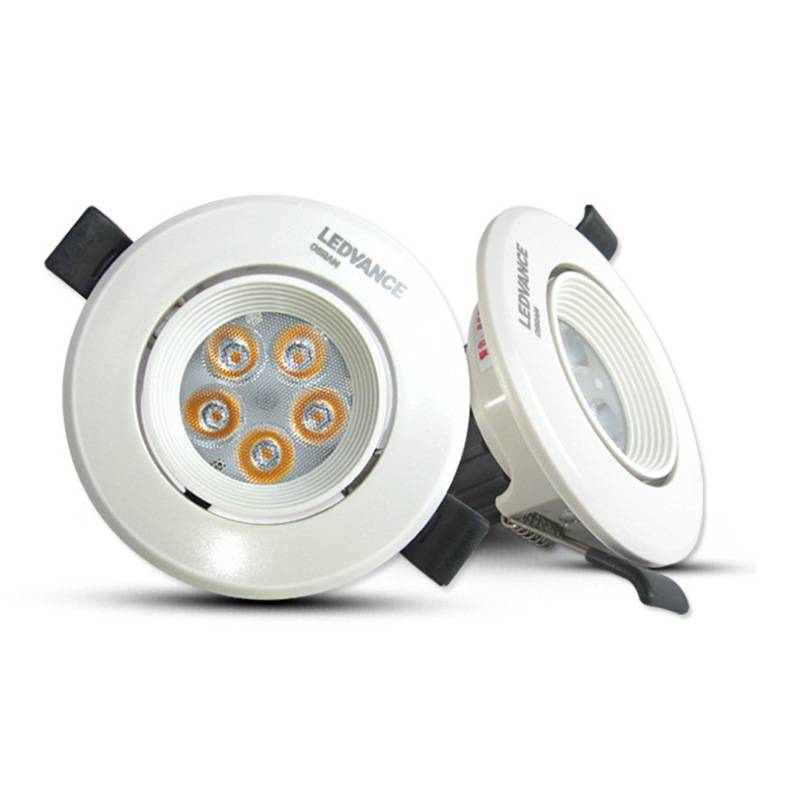 ldvance欧司朗led射灯5w暖光开孔7580客厅商场背景墙嵌入式射灯