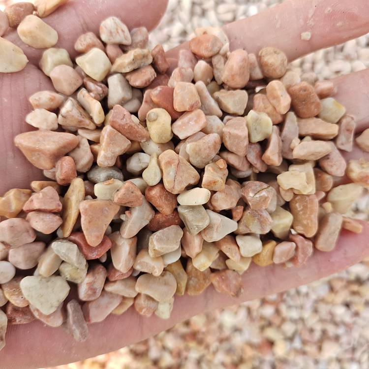 48mm绿色透水石旅游景区铺设