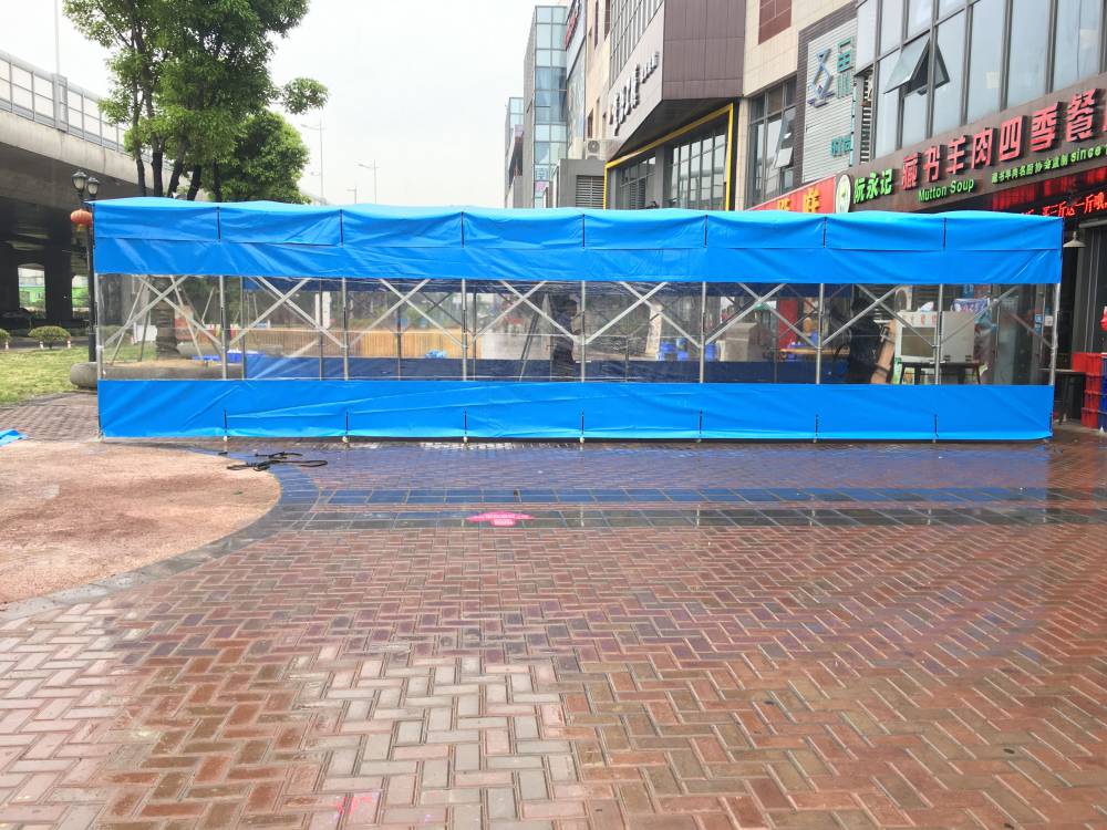 甘肃折叠伸缩蓬 移动伸缩烧烤蓬 ***
