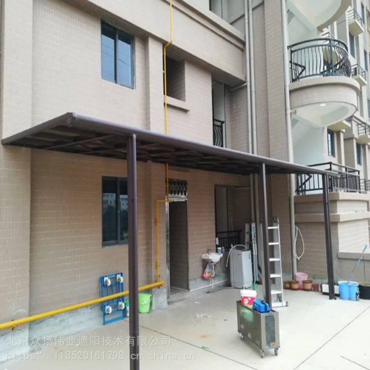 北京铝合金雨棚定做耐力板雨棚定做入户门雨棚阳台露台雨棚房檐雨搭
