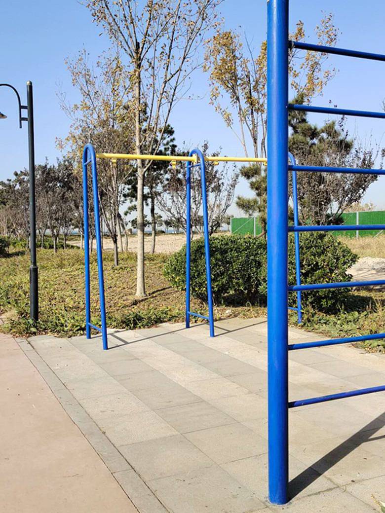 桂林象山公园路径体育器材小区压腿杠定制