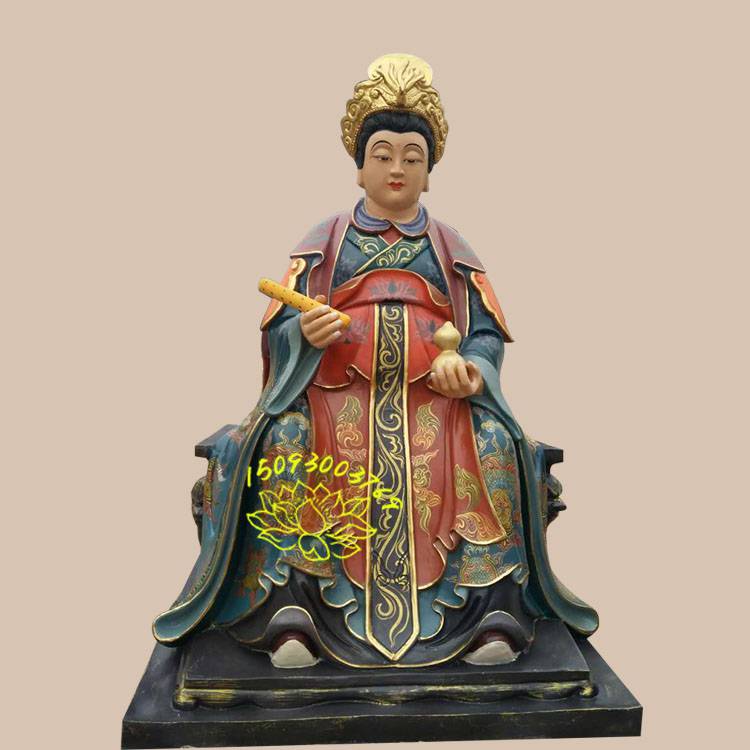 皇极老母太极老母无极老母树脂玻璃钢木雕材质十二老母神像