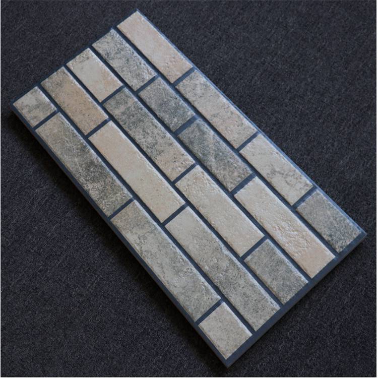 灰色文化石外墙砖200400墙面砖别墅仿石外墙瓷砖