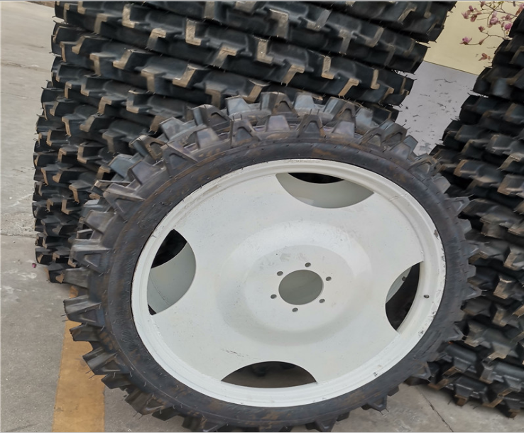 含钢圈整套批发植保机轮胎50019钢板可调节
