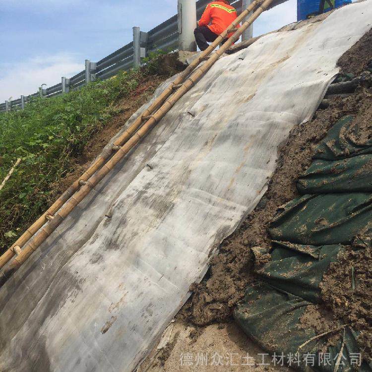 复合无纺混凝土帆布河道护坡固化水泥毯大量生产抗拉强度水泥毯