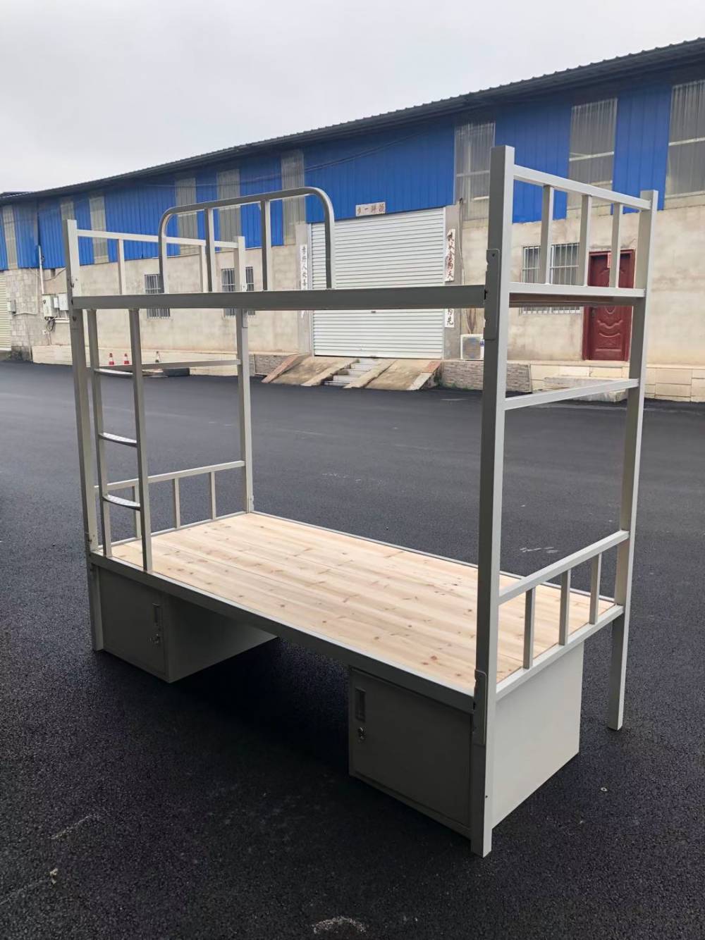 桂林永福上下铺学生铁架床sf双层工地床来样定做