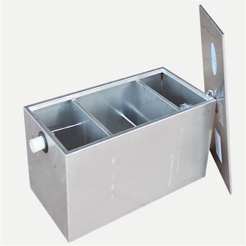 甘肃陇南不锈钢隔油池三格式无动力成品隔油池