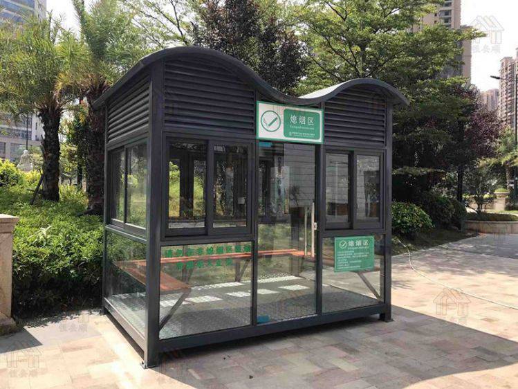 户外吸烟室泉州洛江室外吸烟亭生产厂家